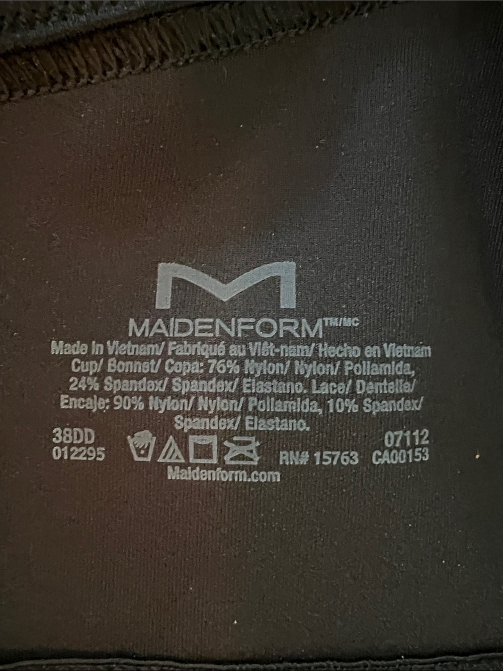 Maidenform Full Coverage Racerback Bra - Picture 2 of 4